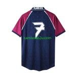 Camisolas de futebol West Ham United Iron Maiden 1999 Retro Equipamento Principal Manga Curta